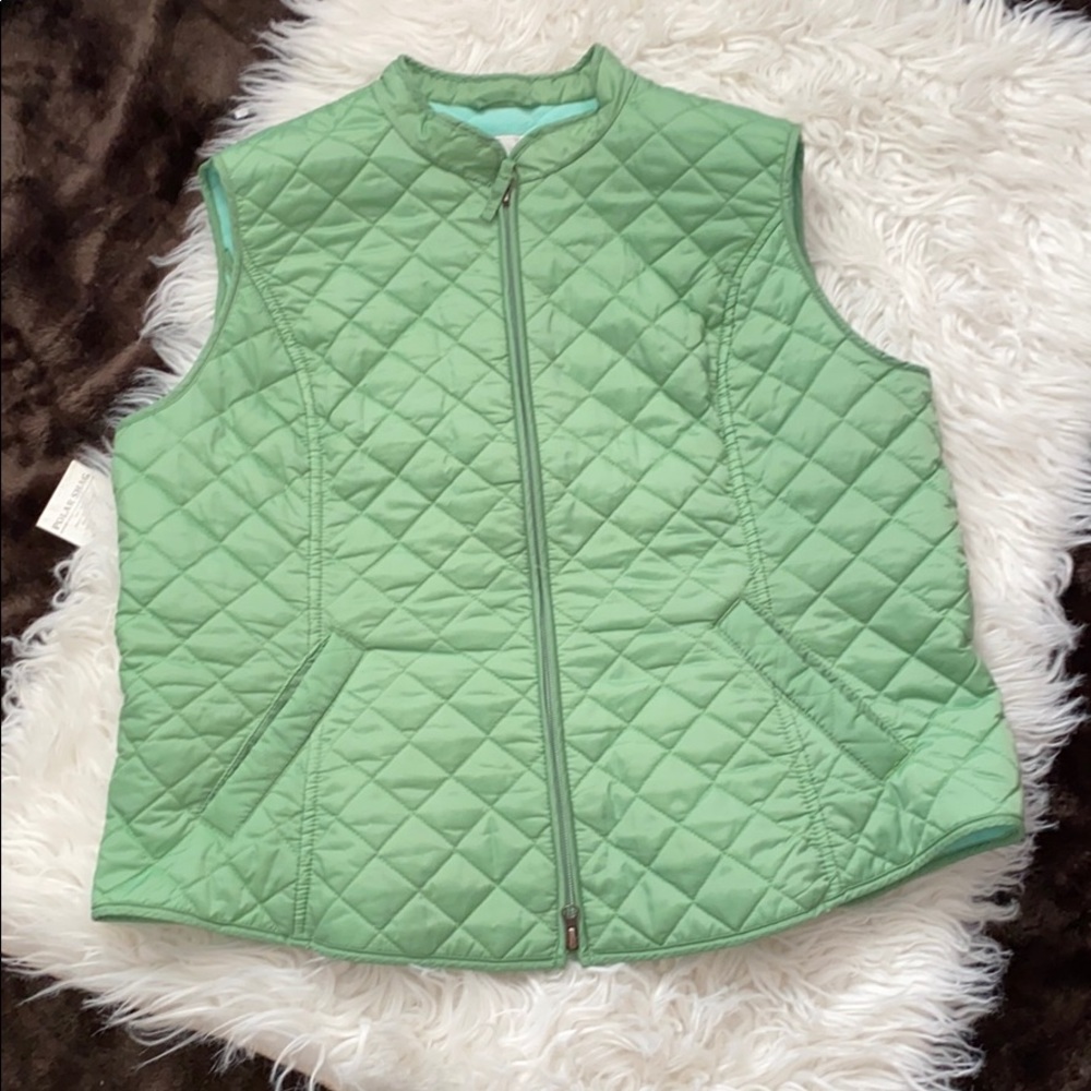Van Heusen Green Puffer Vest